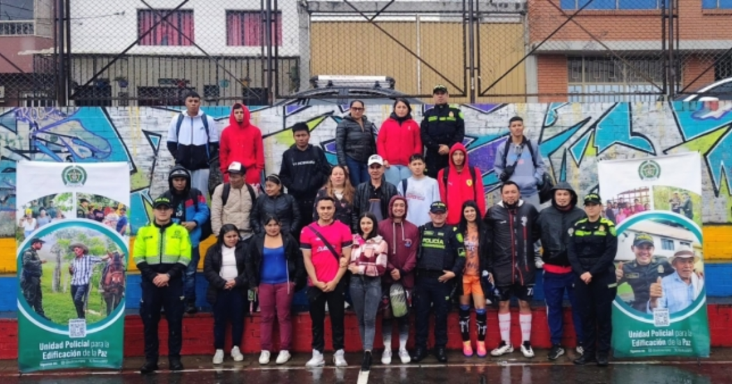 Foto de ciudadanos de la localidad de Usme
