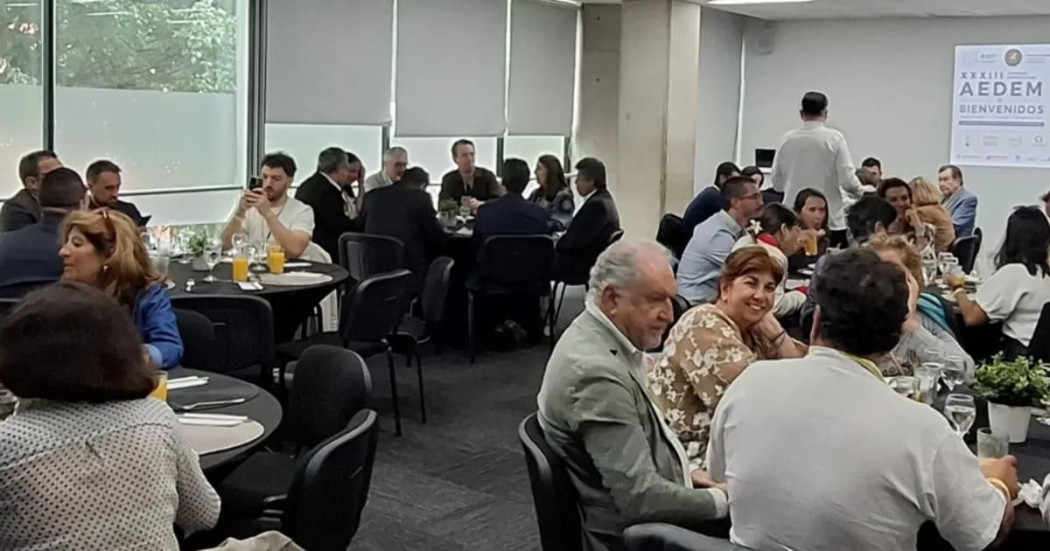 Foto de la Conferencia Internacional AEDEM en Bogotá.