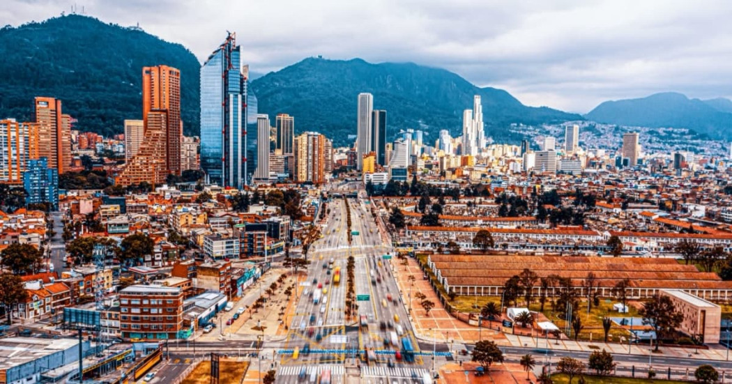 Panoramica del centro de Bogotá