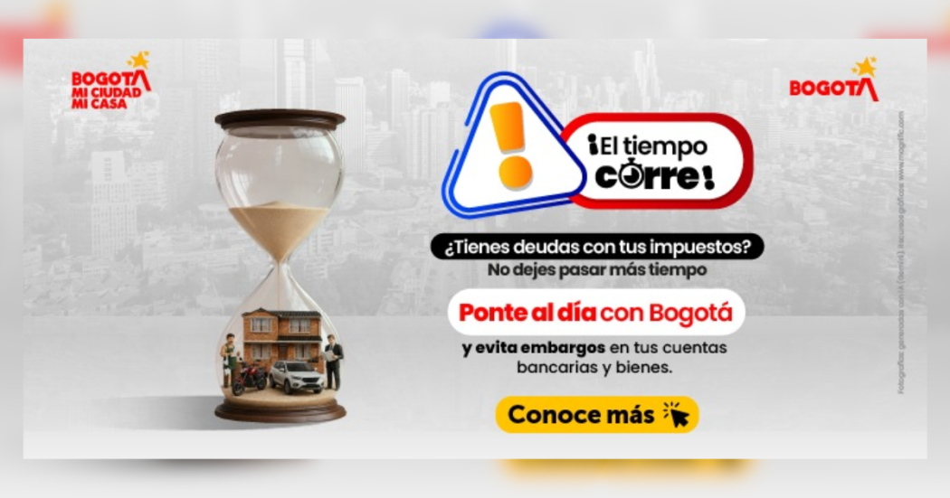 Pieza gráfica sobre Hacienda Bogotá