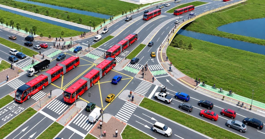 Foto del render del proyecto puente Tibanica entre Soacha y Bogotá.