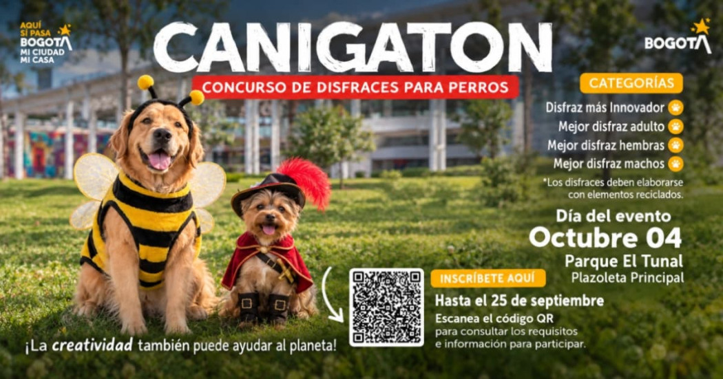 Pieza gráfica de la Alcaldía de Tunjuelito respecto a la Canigatón por Tunjuelito