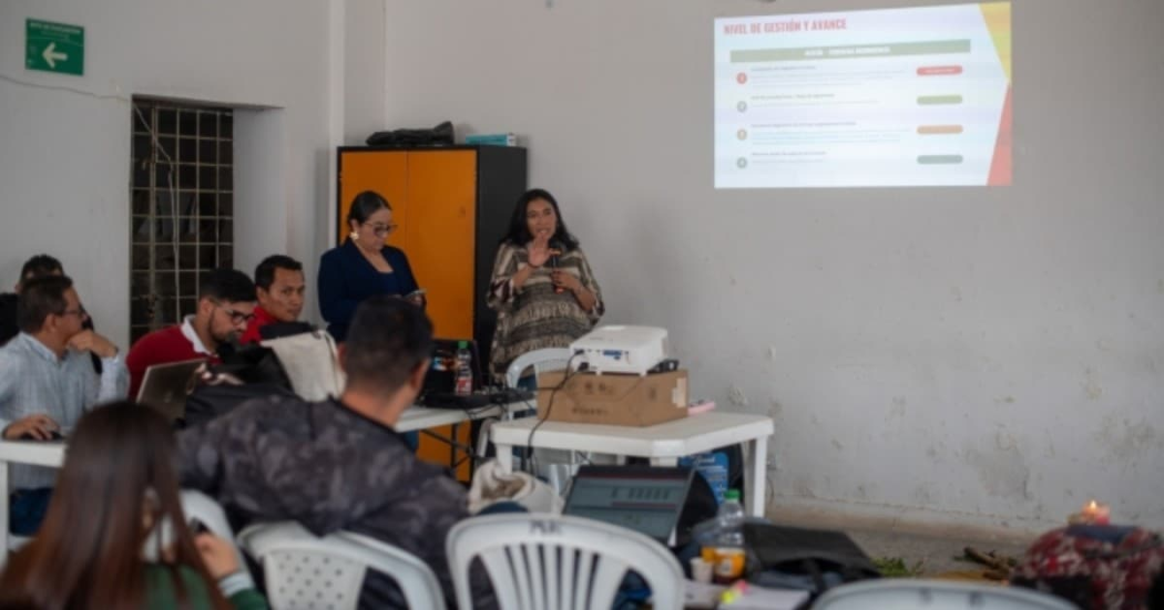 Foto de un encuentro en Bosa.