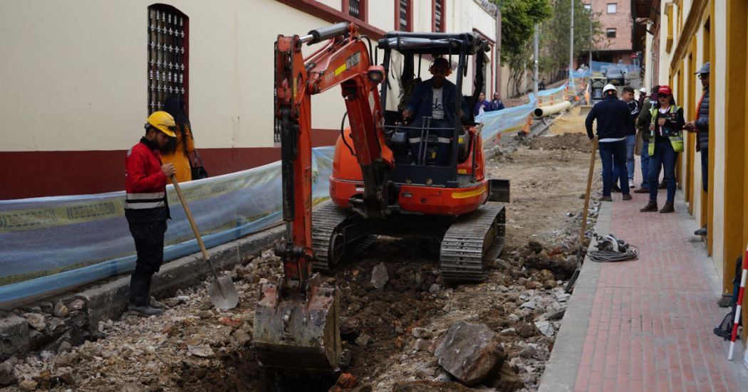 Foto de una obra en La Candelaria 