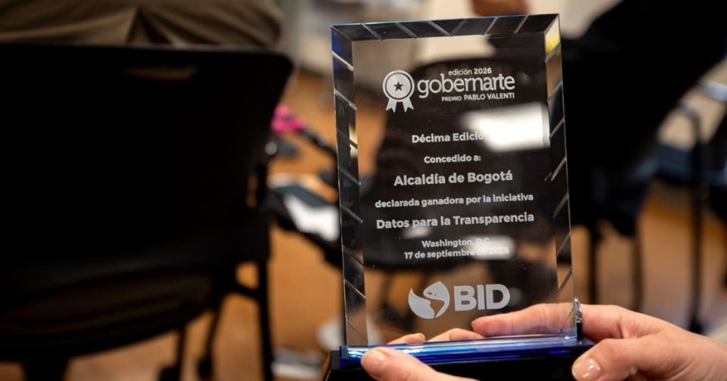 Fotografía del premio