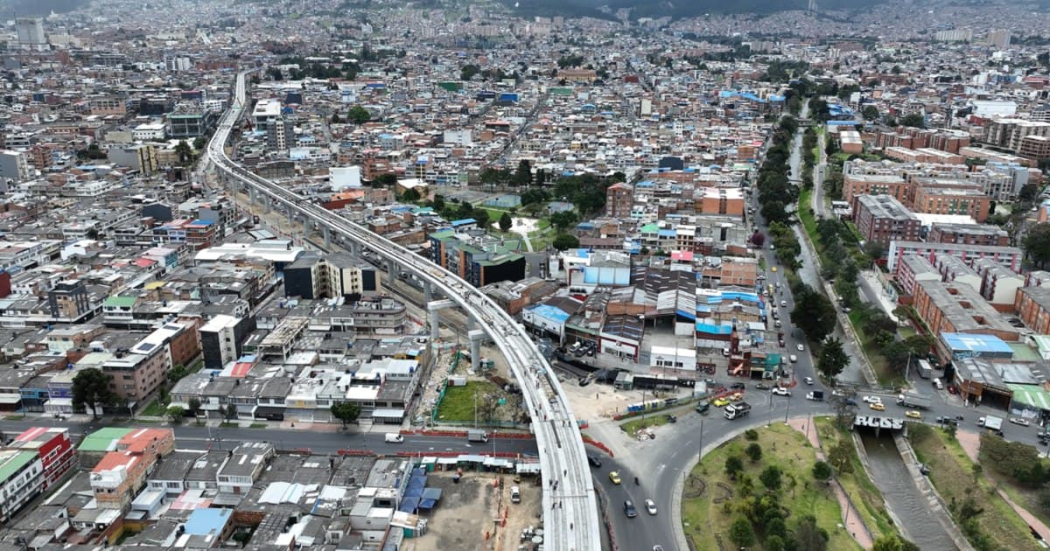 Foto de un frente de obra del Metro 