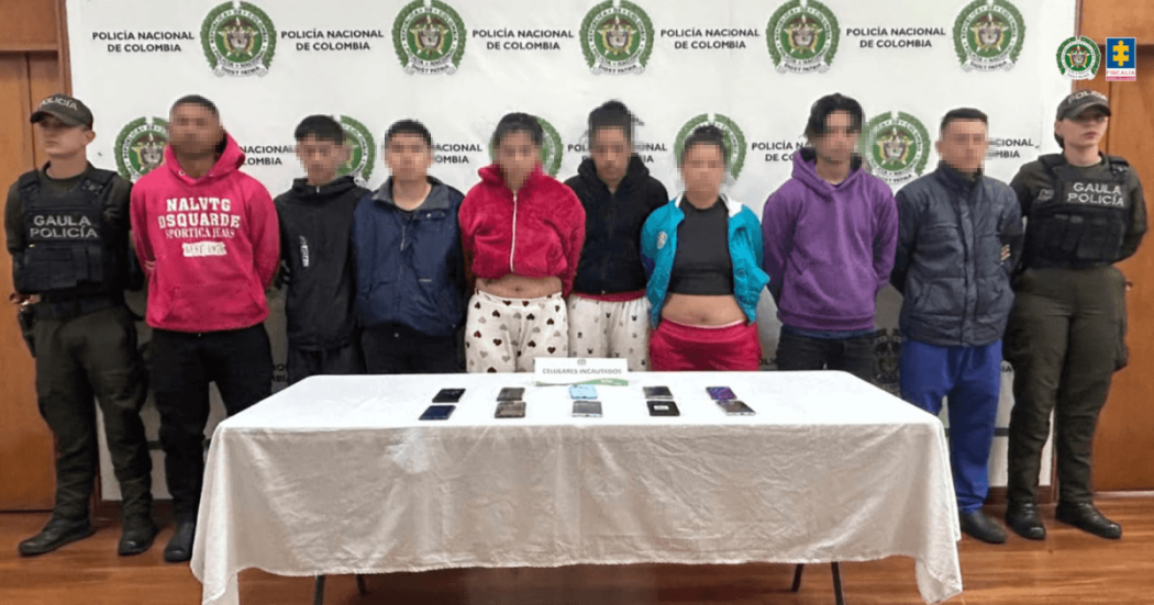 8 de los 10 capturados del Tren de Aragua, por extorsión a conductores.