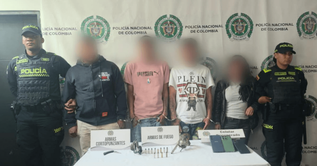 Capturados cuatro falsos policías de la SIJIN.