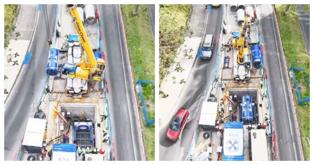 Foto de la tuneladora del Corredor Carrera Séptima en Bogotá 