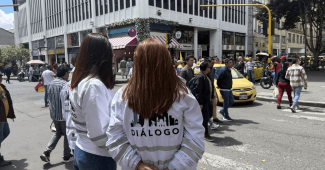 Foto de gestoras de diálogo de la Secretaría de Gobierno.