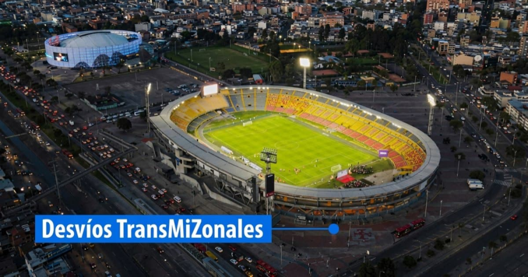 Foto del estadio El Campín de Bogotá.