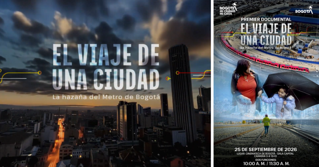 Imagen promocional del documental del Metro de Bogotá.