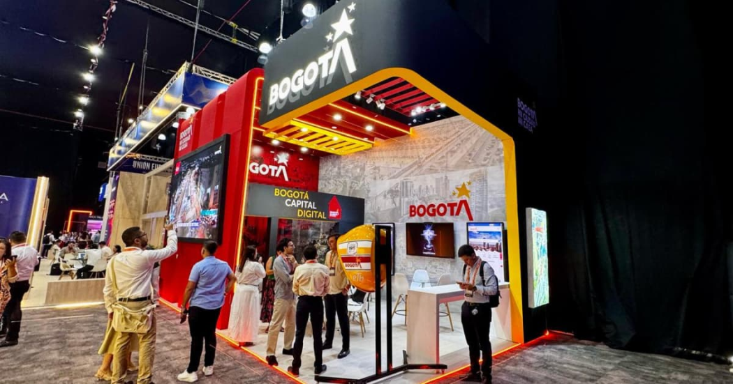 Foto del stand de Bogotá en ANDICOM 2026
