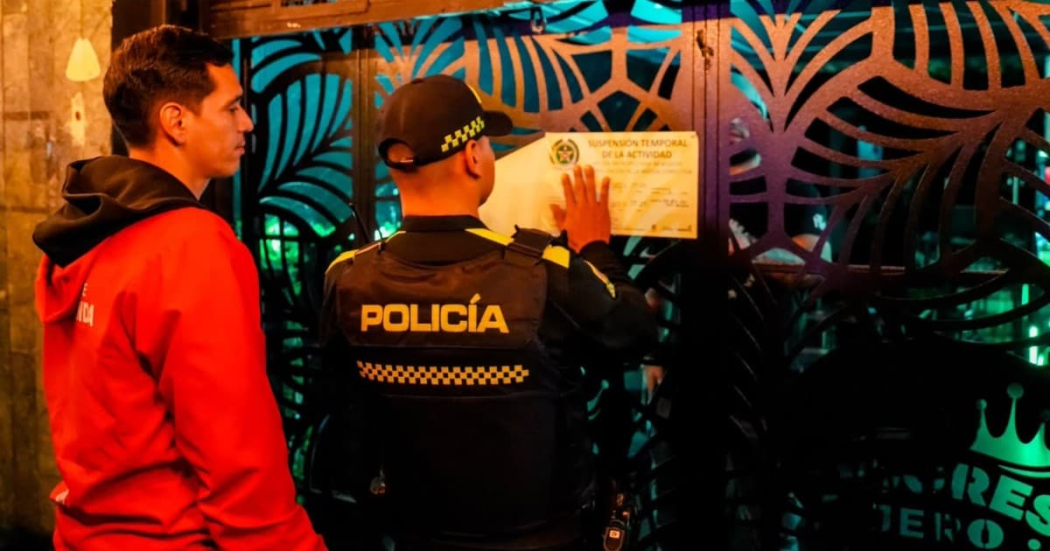 Foto de operativo adelantado en Puente Aranda