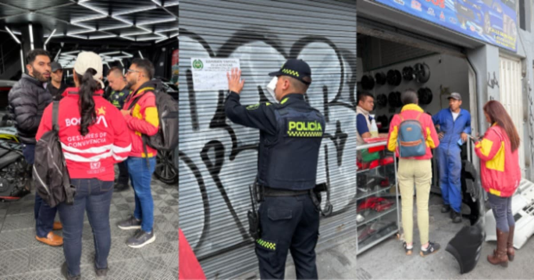 Foto de operativo en Barrios Unidos. 