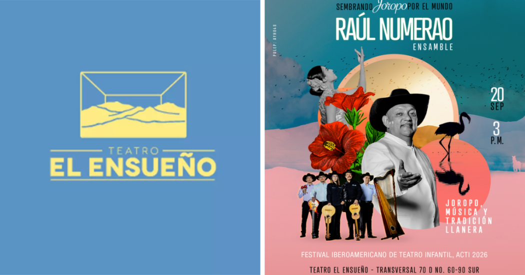 Imagen promocional del concierto en el que se aprecia el grupo musical.