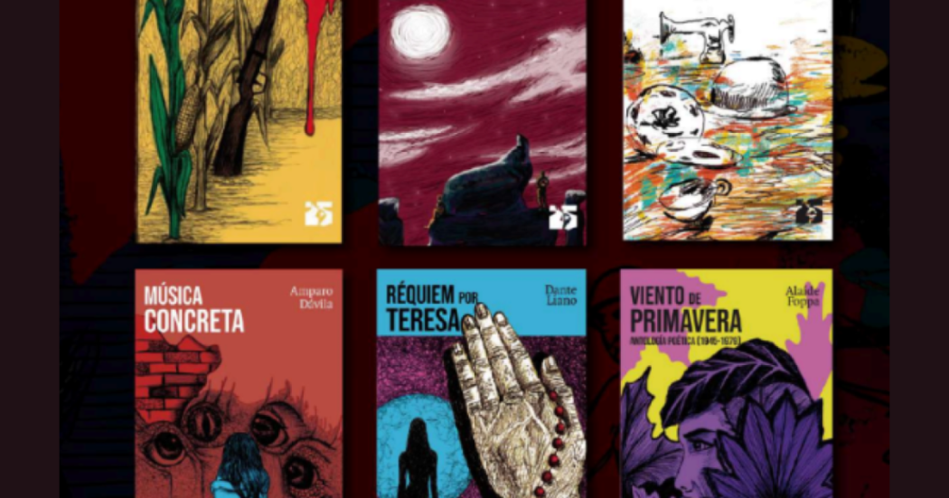 Imagen de varias de las caratulas de los libros que podrás ver en tu localidad.