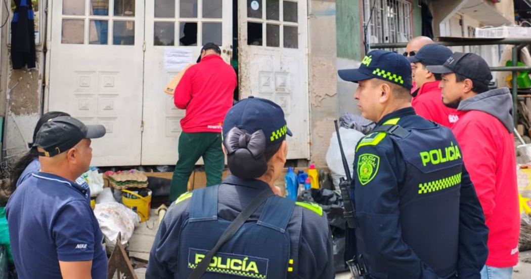Foto de operativo en Usme.
