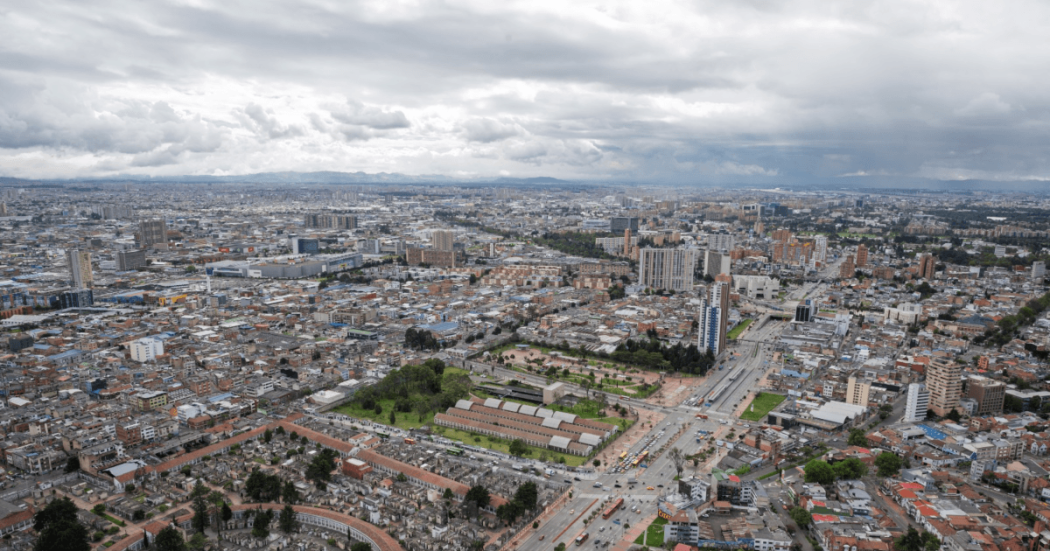Panorámica de Bogotá.