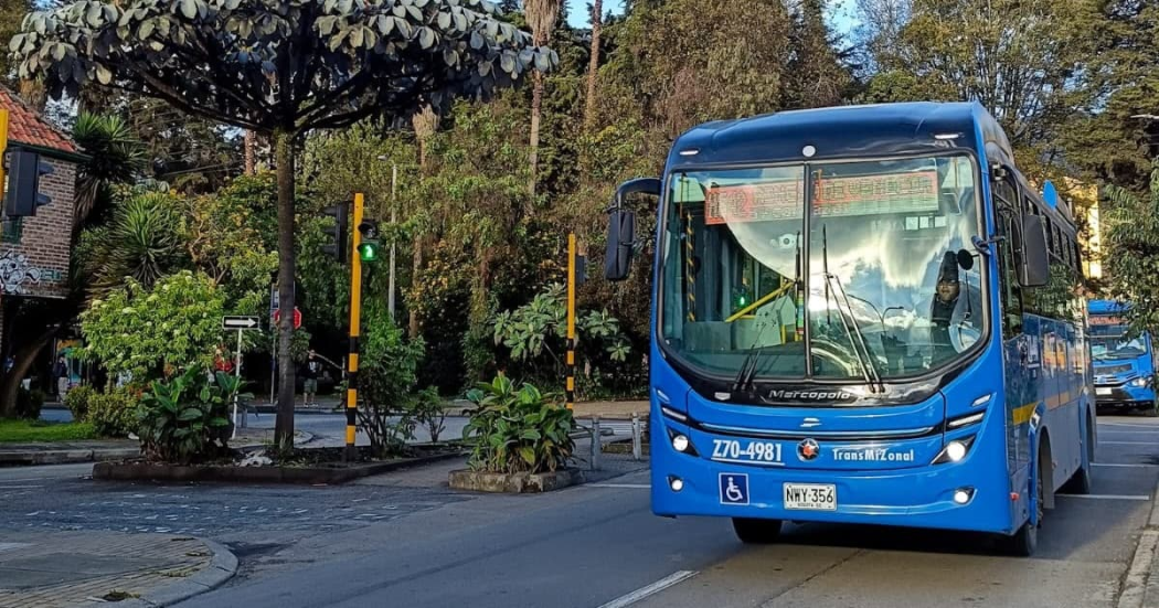 Foto de un bus de TransMiZonal.