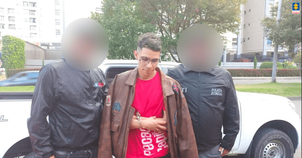 Foto del hombre Kevin Naranjo, quien aceptó su participación en el crimen contra estudiante en estación de TransMilenio.
