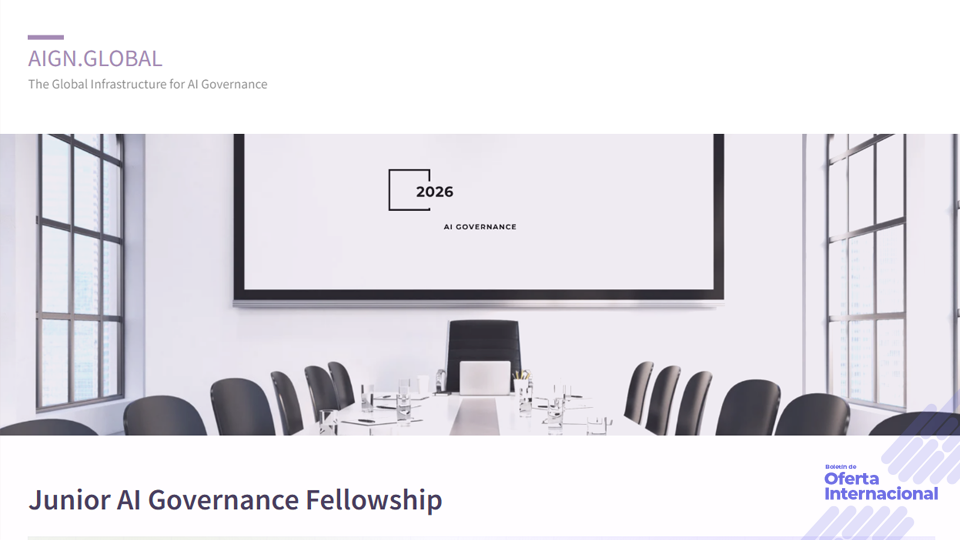 Fellowship sobre gobernanza de IA aplicada a educación superior