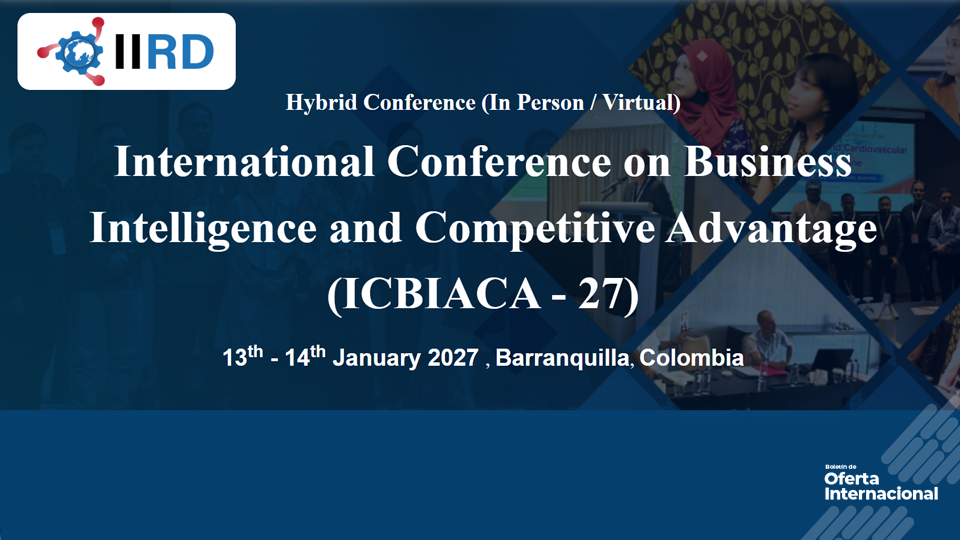 Conferencia sobre inteligencia de negocios, datos y analítica