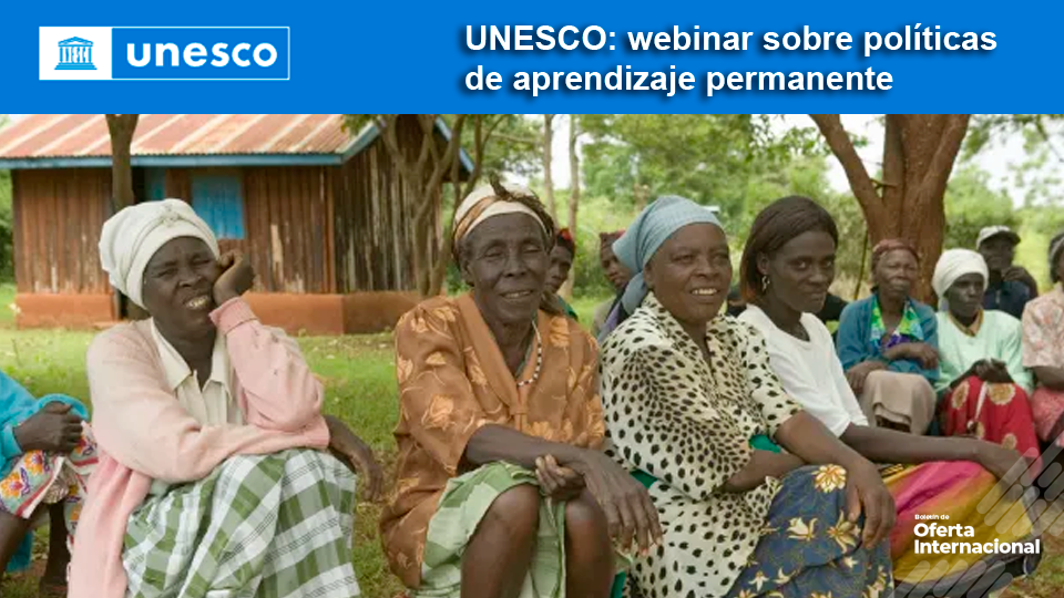 Webinar UNESCO sobre aprendizaje a lo largo de toda la vida