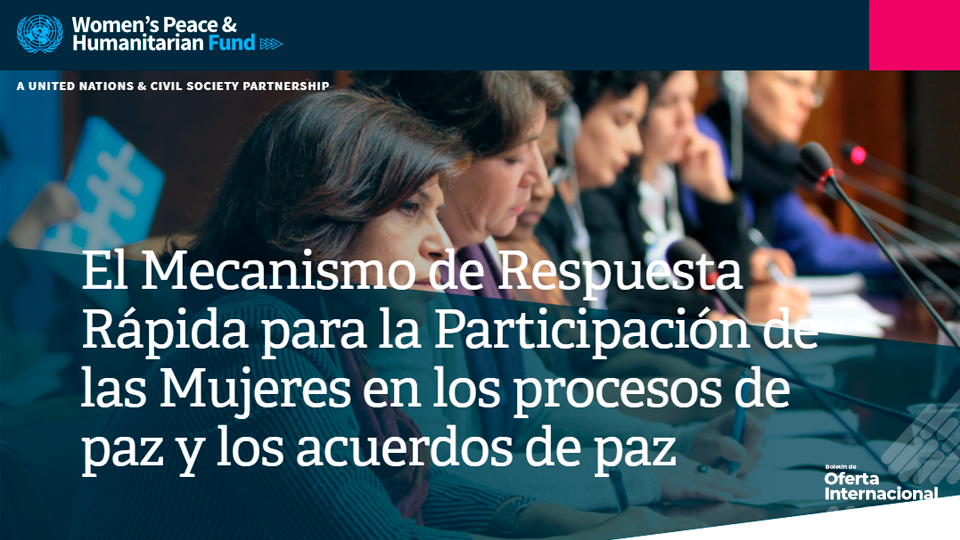 WPHF apoya la participación de mujeres en procesos de paz