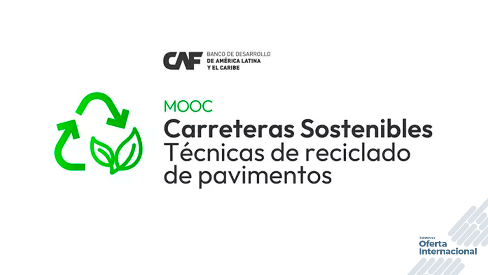 Curso CAF sobre reciclado de pavimentos y carreteras sostenibles