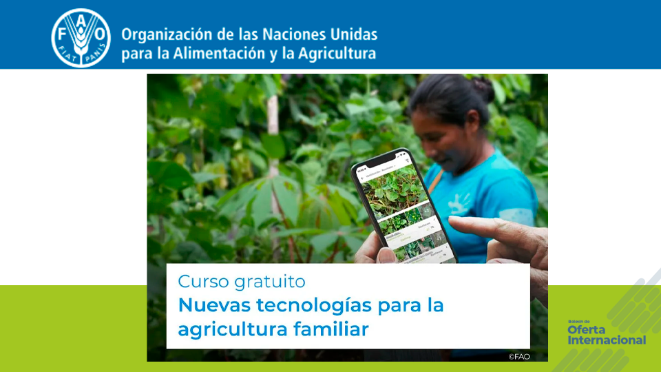 Curso FAO sobre tecnología e innovación para agricultura familiar