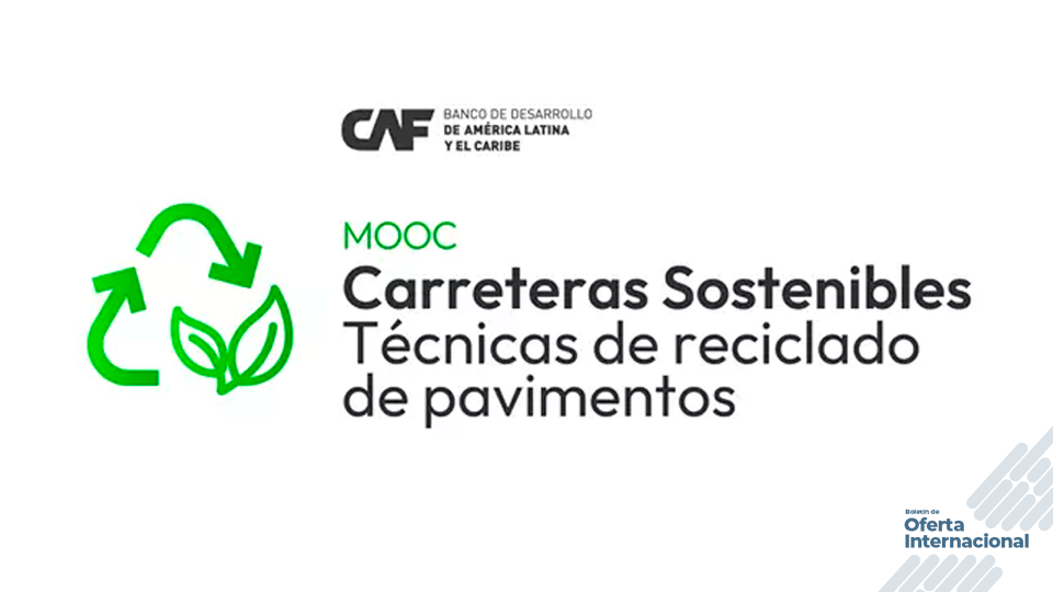Curso CAF sobre reciclado de pavimentos y carreteras sostenibles