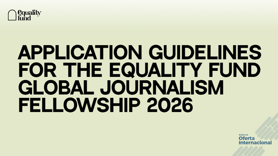 Fellowship internacional de Equality Fund para periodistas