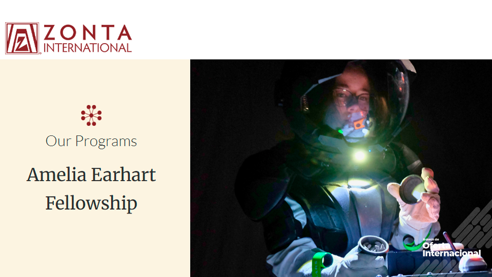 Fellowship para mujeres en ingeniería aeroespacial y ciencias espaciales