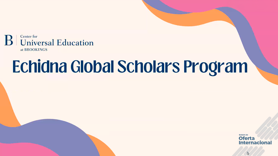 Fellowship de Brookings para líderes en educación y género