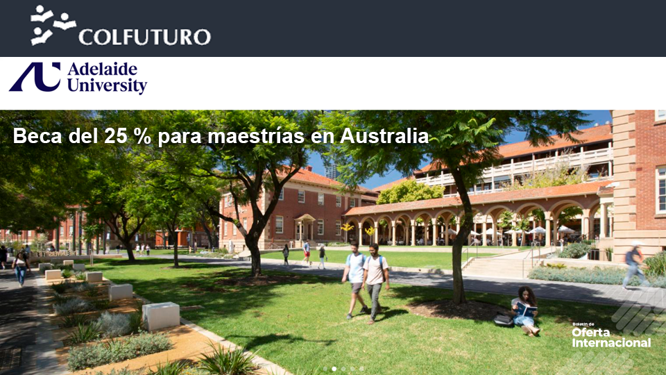 Estudiantes universitarios en Adelaide University, Australia