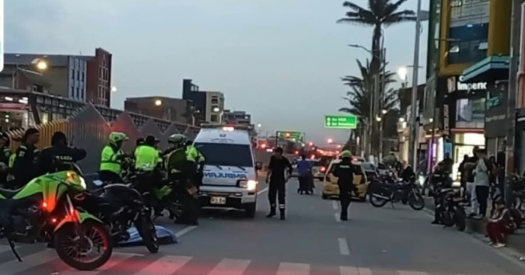 Fotografía del siniestro vial en la Localidad de Los Mártires.