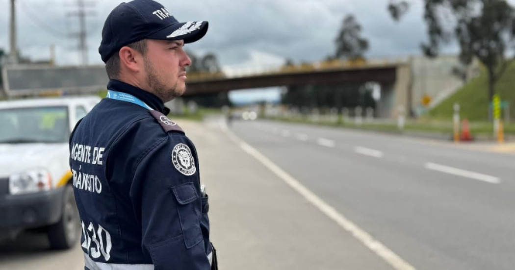 Agente de tránsito de Bogotá