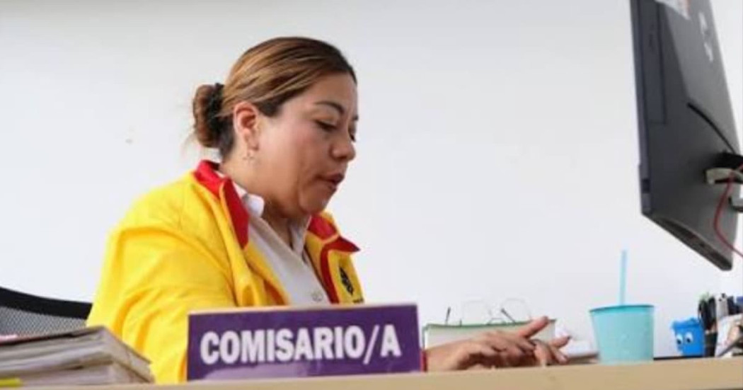 Funcionaria de las Comisaria de Familia destinadas a la atención de la población LGBTI y sus familias