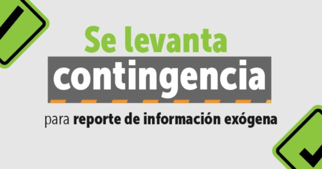Pieza grafica sobre levantamiento de la contingencia