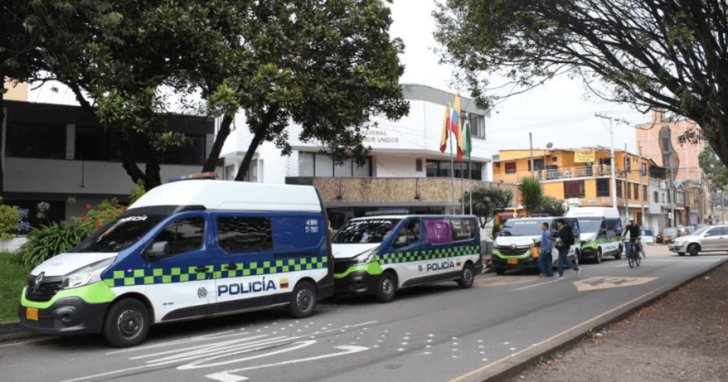Foto de una estación de Policía en Bogotá.