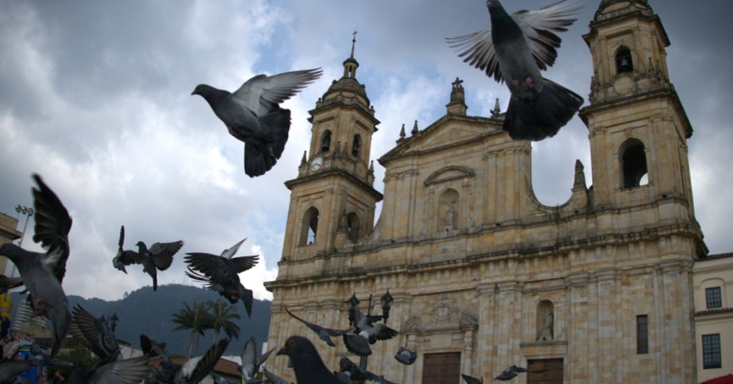 Foto de la Plaza de Bolívar de Bogotá, Colombia.