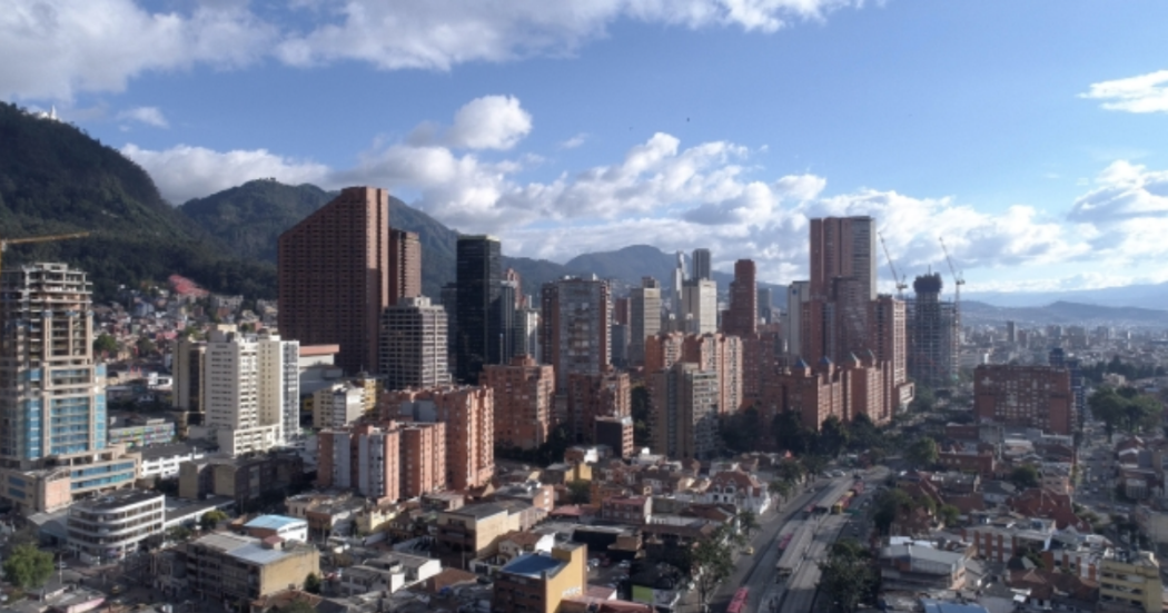 Foto de un paisaje en Bogotá