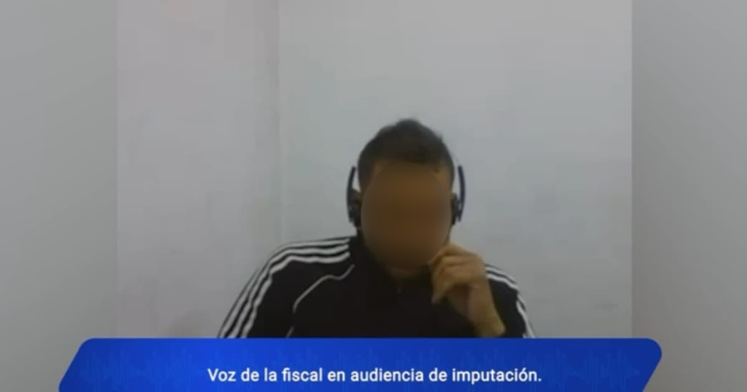 Hombre acusado de feminicidio durante la audiencia de imputación de cargos