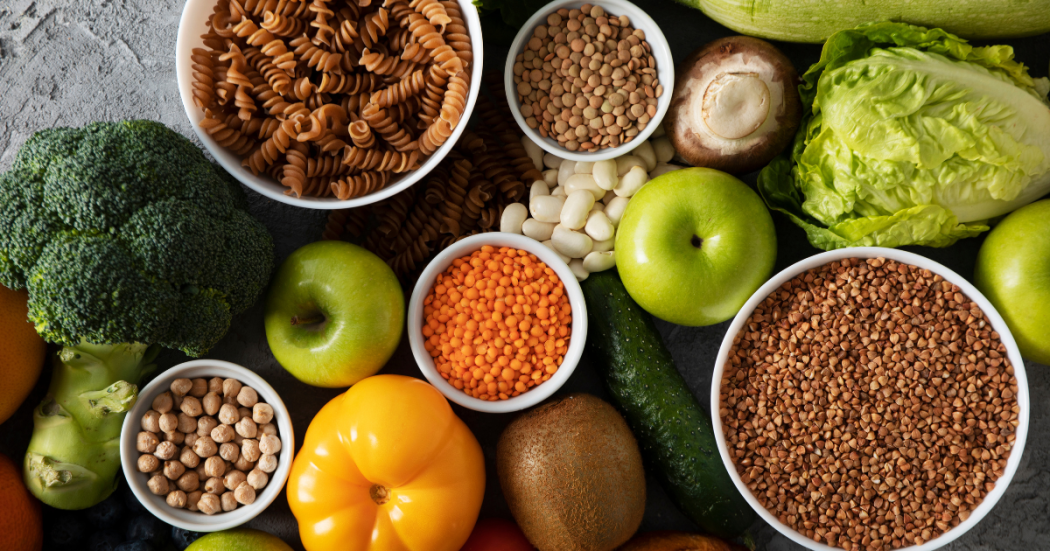 Foto de diferentes tipos de comida 