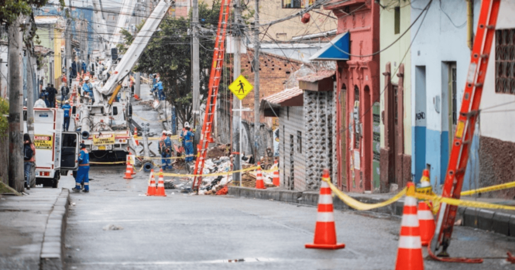 Foto que muestra trabajadores de Enel Colombia 