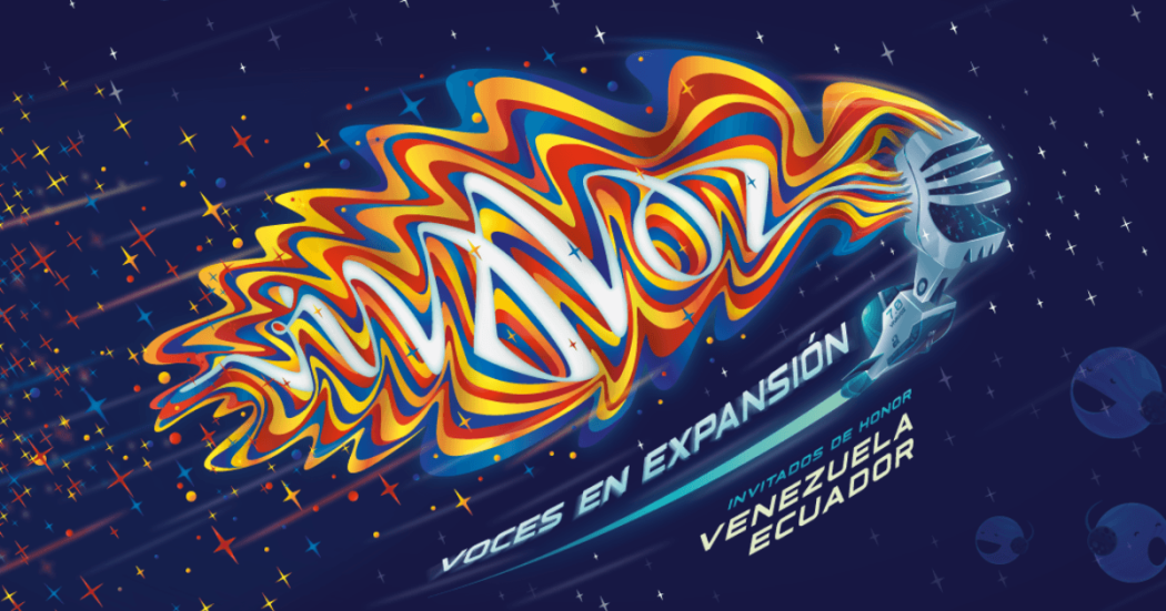 Imagen de afiche Festival Iberoamericano de la Voz Viva Voz en letras