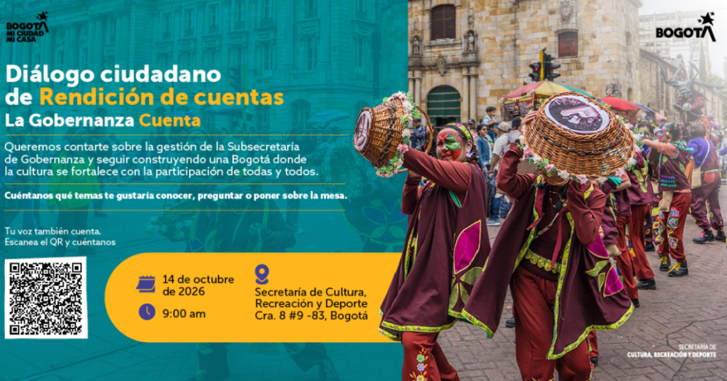 Imagen del cartel promocional de la rendición de cuentas de la Subsecretaría de Gobiernanza de la SDCRD.