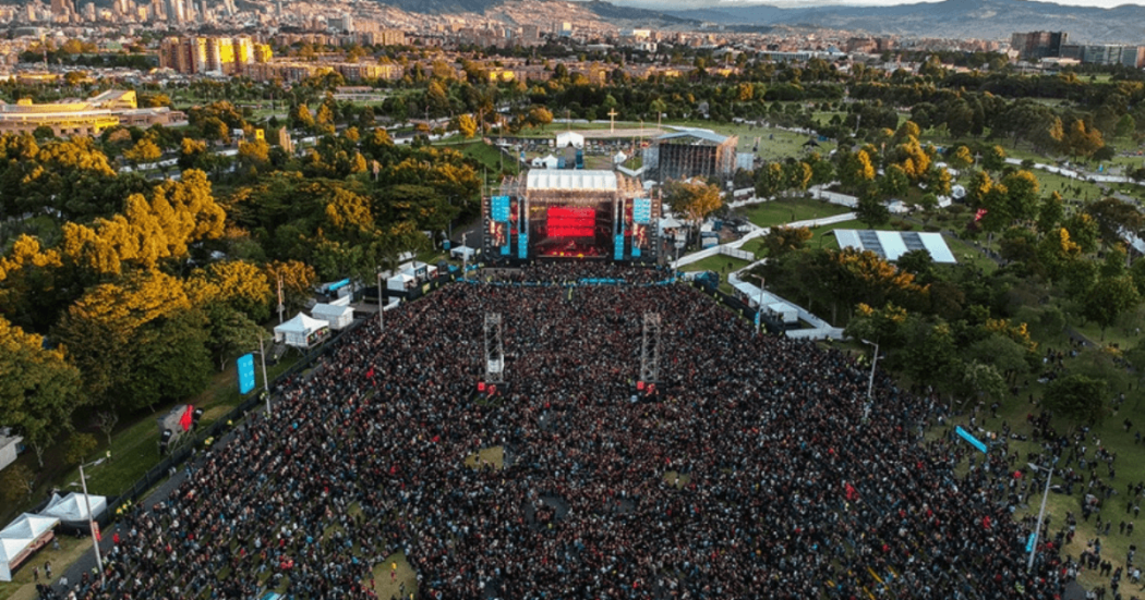Imagen de escenario plaza Rock al Parque en Parque Simón Bolivar