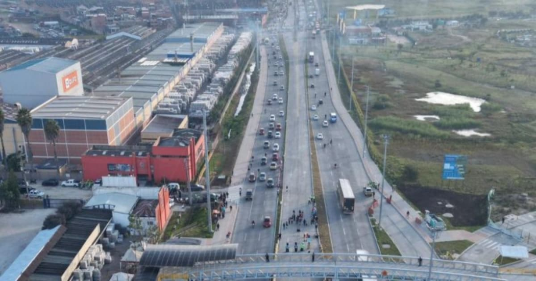 Foto de un corredor vial de Cundinamarca